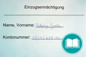 Einzugsermächtigung