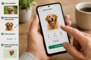Digitale Sticker mit dem Smartphone erstellen